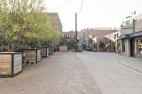 Urban Open Space with Clear Sky in City