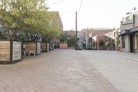 Urban Open Space with Clear Sky in City