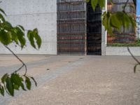 Urban Open Space with Clear Sky in Europe