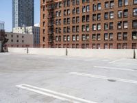 Urban Parking Deck in Los Angeles, California