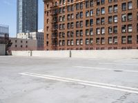 Urban Parking Deck in Los Angeles, California