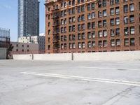 Urban Parking Deck in Los Angeles, California