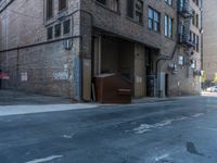 Urban Parking Garage in an Alley in the USA