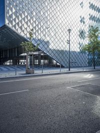 Urban Reflection: Glass Wall in the City