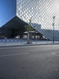 Urban Reflection: Glass Wall in the City