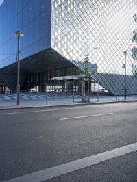Urban Reflection: Glass Wall in the City