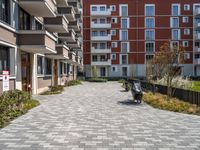 An Urban Residential Area: A View Straight Down the Road