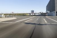 Urban Road: Asphalt with Motion Blur