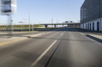 Urban Road: Asphalt with Motion Blur