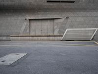 Urban Road: Asphalt and Parking Spaces