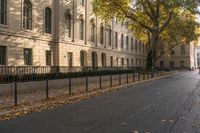 Urban Road in Berlin: Asphalt in the Daytime