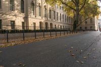 Urban Road in Berlin: Asphalt in the Daytime