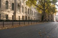 Urban Road in Berlin: Asphalt in the Daytime