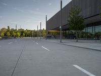 Urban Road Reflecting Berlin's City Life