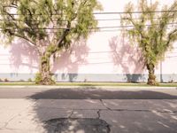 Urban Road in California with Clear Skies