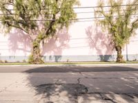 Urban Road in California with Clear Skies