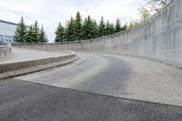 Urban Road with Concrete Structures in Canada