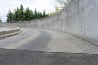 Urban Road with Concrete Structures in Canada