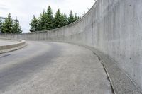 Urban Road with Concrete Structures in Canada