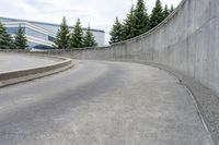 Urban Road with Concrete Structures in Canada