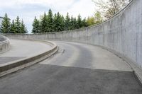 Urban Road with Concrete Structures in Canada