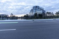 Urban Road at Dawn in Markham, Ontario, Canada