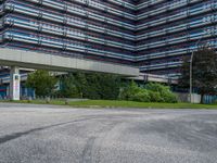 Urban Road in Hamburg, Germany with Modern Architecture