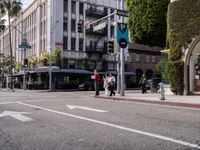 Urban Road in Los Angeles: Asphalt Pathways