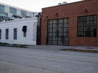 Urban Road in Los Angeles with Classic Architecture