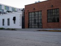 Urban Road in Los Angeles with Classic Architecture
