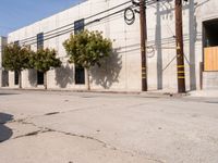 Urban Road in Los Angeles: Clear Skies in California