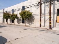 Urban Road in Los Angeles: Clear Skies in California