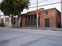 Urban Road in Los Angeles: Dawn Over Classic Architecture