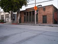 Urban Road in Los Angeles: Dawn Over Classic Architecture