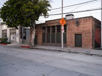 Urban Road in Los Angeles: Dawn Over Classic Architecture