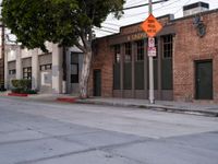 Urban Road in Los Angeles: Dawn Over Classic Architecture