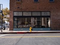 Urban Road in Los Angeles with Hydrant