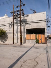 Urban Road in Los Angeles, USA: A Clear Day 