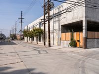 Urban Road Surrounded by Walls in Los Angeles