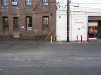Urban Streets: Roads, Brick Walls, and Parking Lots in Los Angeles