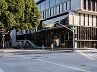 Urban Roads Under Clear Skies in Los Angeles, USA