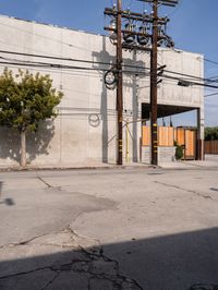 Urban Roads in Los Angeles: A Clear Day