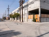 Urban Roadscape in Los Angeles, California