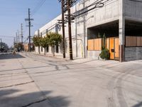 Urban Roadscape in Los Angeles, California