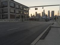Urban Skyline: A Cityscape Against a Clear Sky