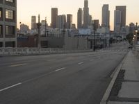 Urban Skyline: A Cityscape Against a Clear Sky