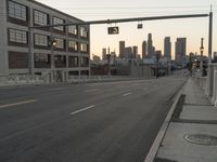 Urban Skyline: A Cityscape Against a Clear Sky
