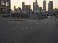 Urban Skyline: A Cityscape Against a Clear Sky