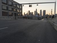 Urban Skyline: A Cityscape Against a Clear Sky