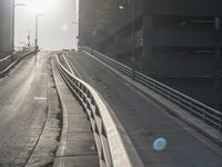 Urban Snapshot: City Architecture with a Bridge